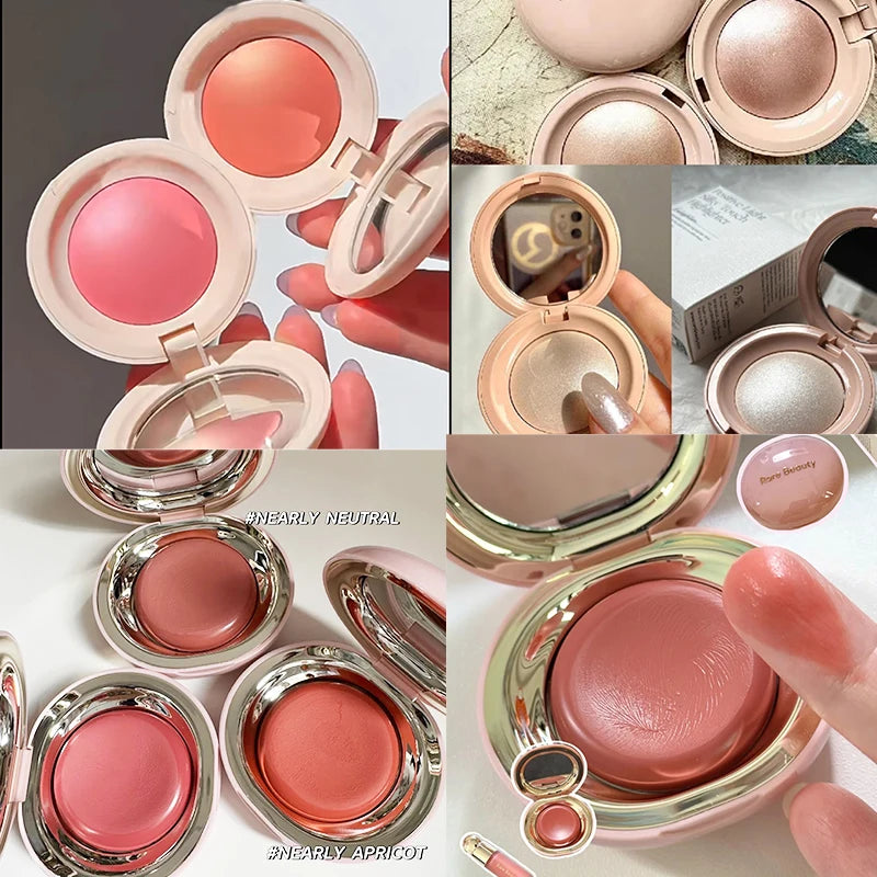 Rare Beauty Liquid Powder Bluesher Highlight Gloss Durable Waterproof Natural Gloss Effect Illuminates Contour Changes Face