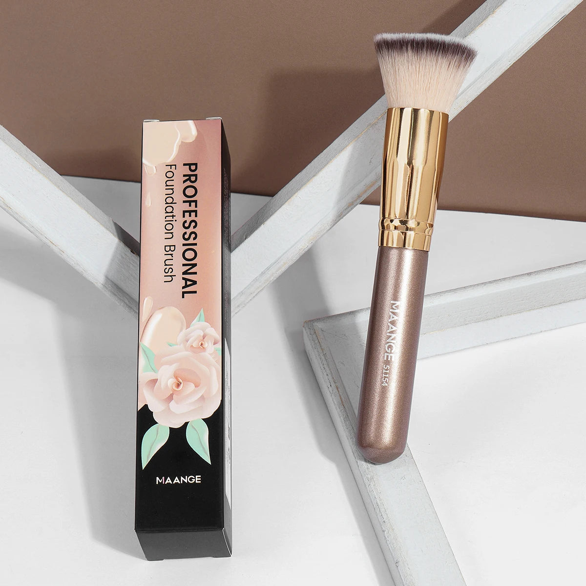 Maange Professional Flawless Foundation & Contour Brush