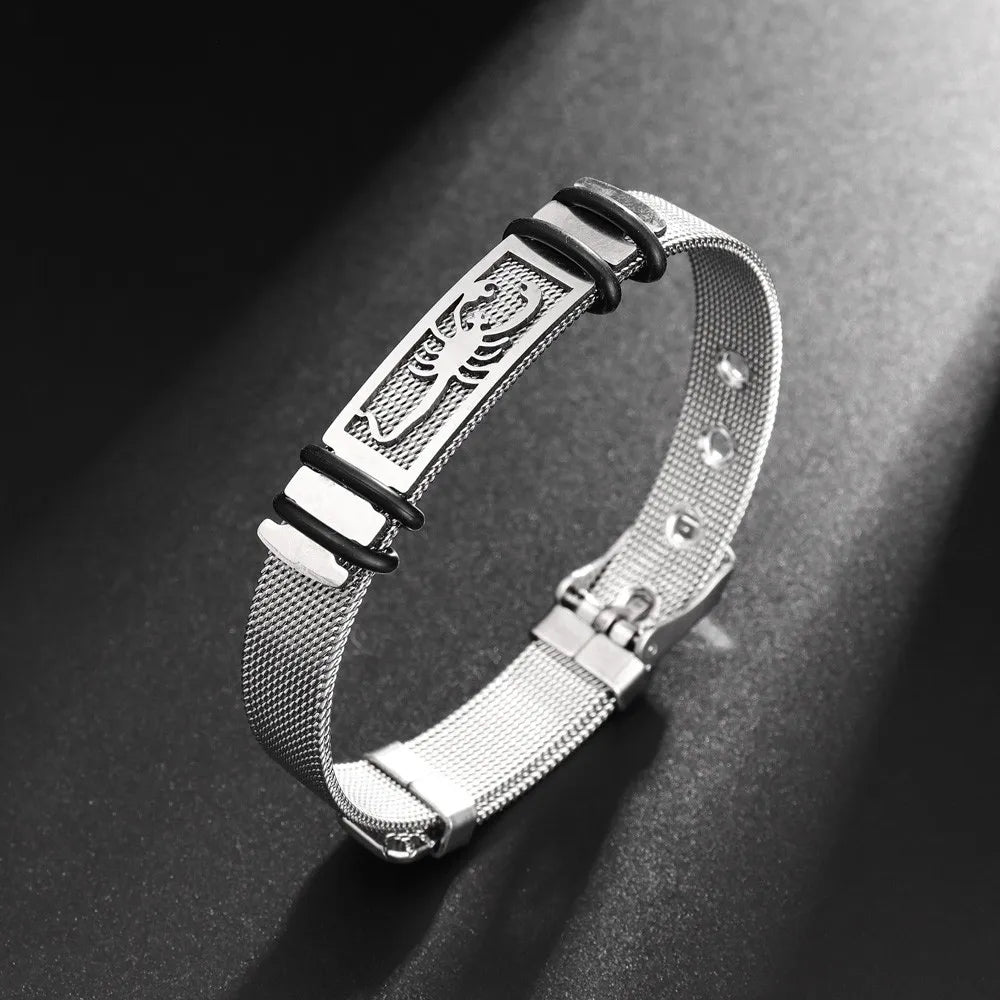 Men's Trend Stainless Steel Scorpion Cuff Bracelet – Charming Fashion Jewelry Gift