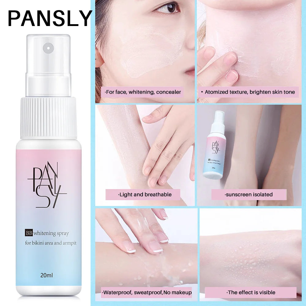 20ml Professional Face Concealer Spray – BB Whitening Isolate Cream & Brightening Foundation