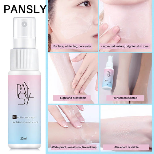 20ml Professional Face Concealer Spray – BB Whitening Isolate Cream & Brightening Foundation