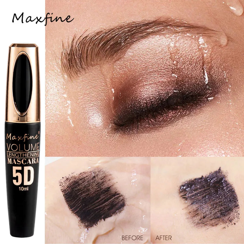 5D Silk Fiber Extreme Volume Mascara - Waterproof & Long-Lasting