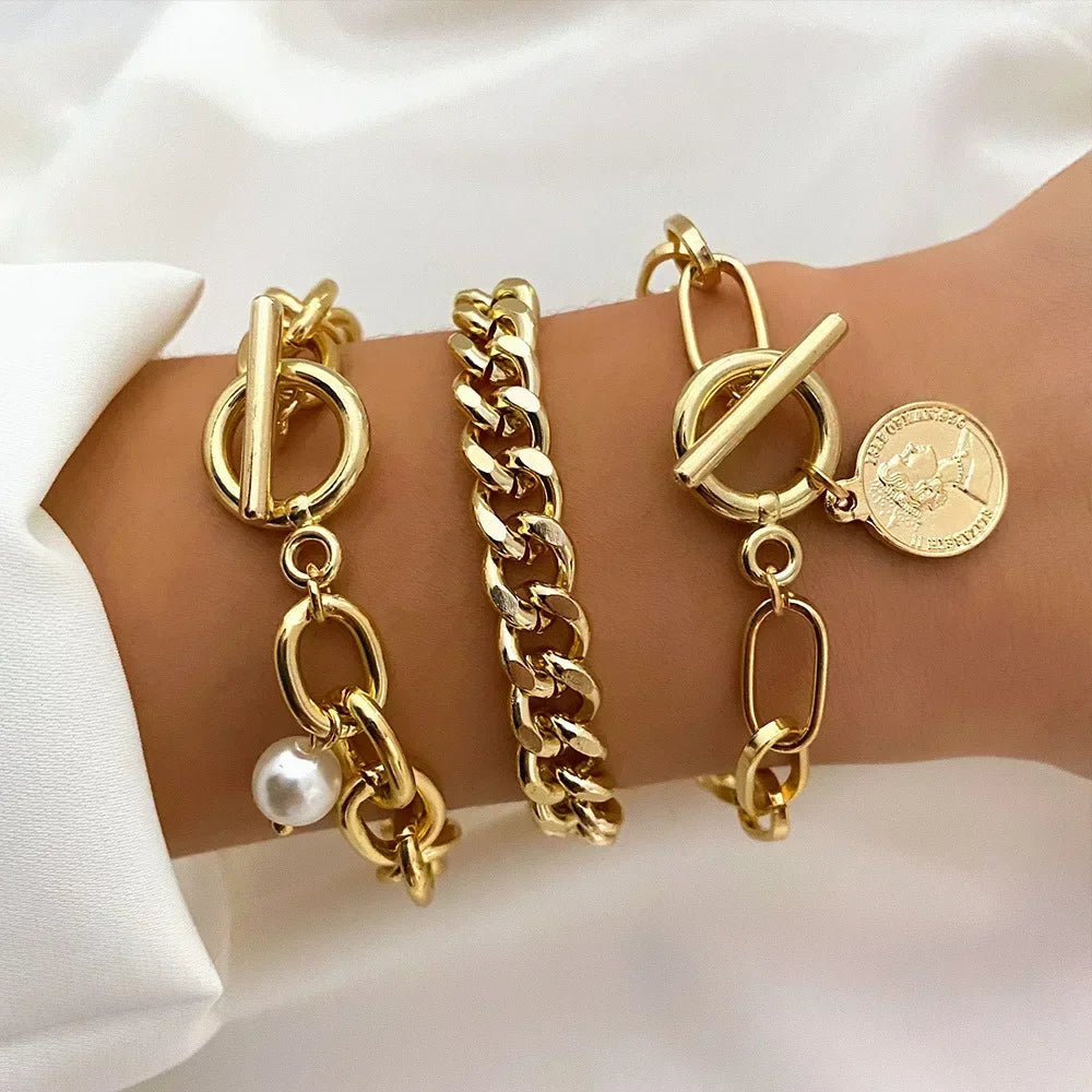 Magnetic Heart Couple & Bestie Bracelet Set - Stainless Steel Valentine's Gift