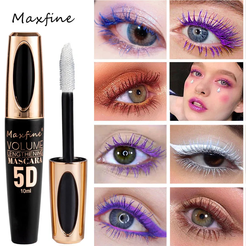5D Silk Fiber Extreme Volume Mascara - Waterproof & Long-Lasting