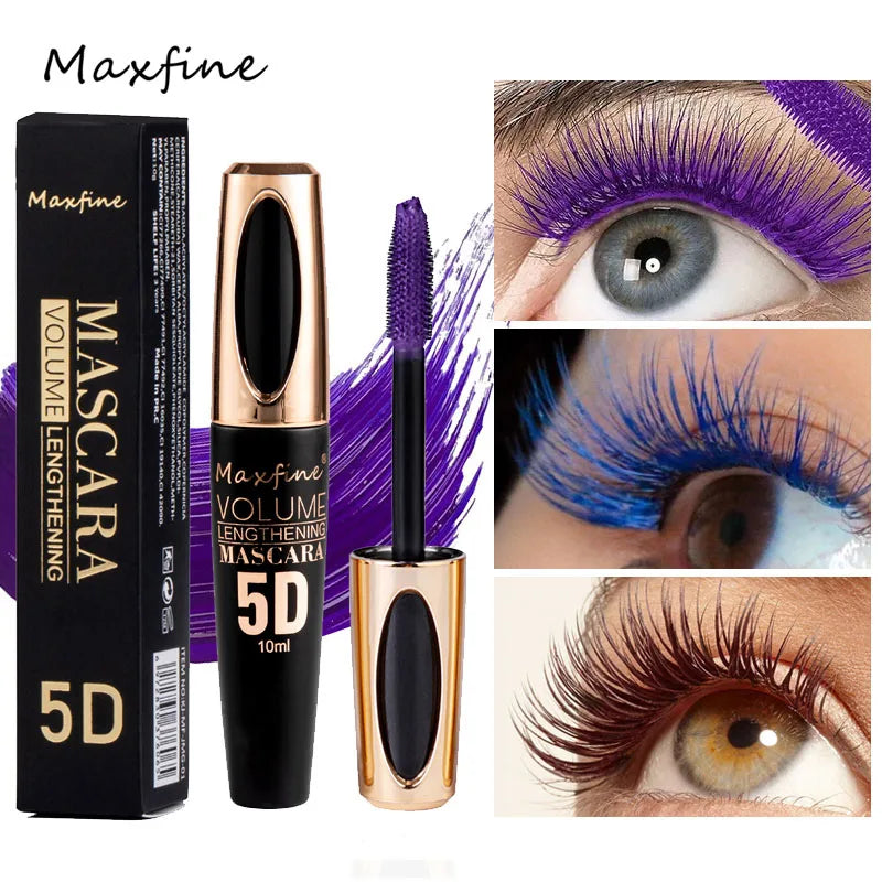 5D Silk Fiber Extreme Volume Mascara - Waterproof & Long-Lasting