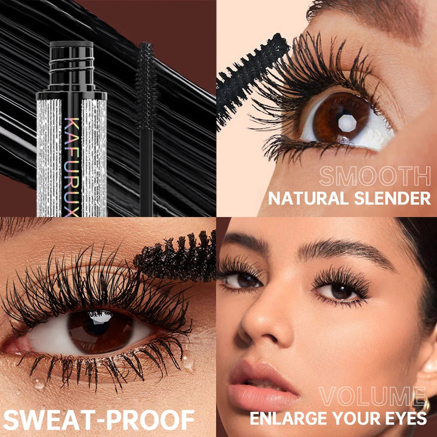 5D Silk Fiber Diamond Extreme Volume Waterproof Mascara – Long Lasting & Smudge-Proof