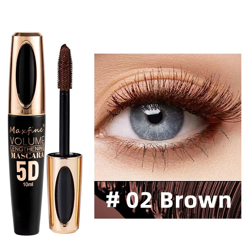 5D Silk Fiber Extreme Volume Mascara - Waterproof & Long-Lasting