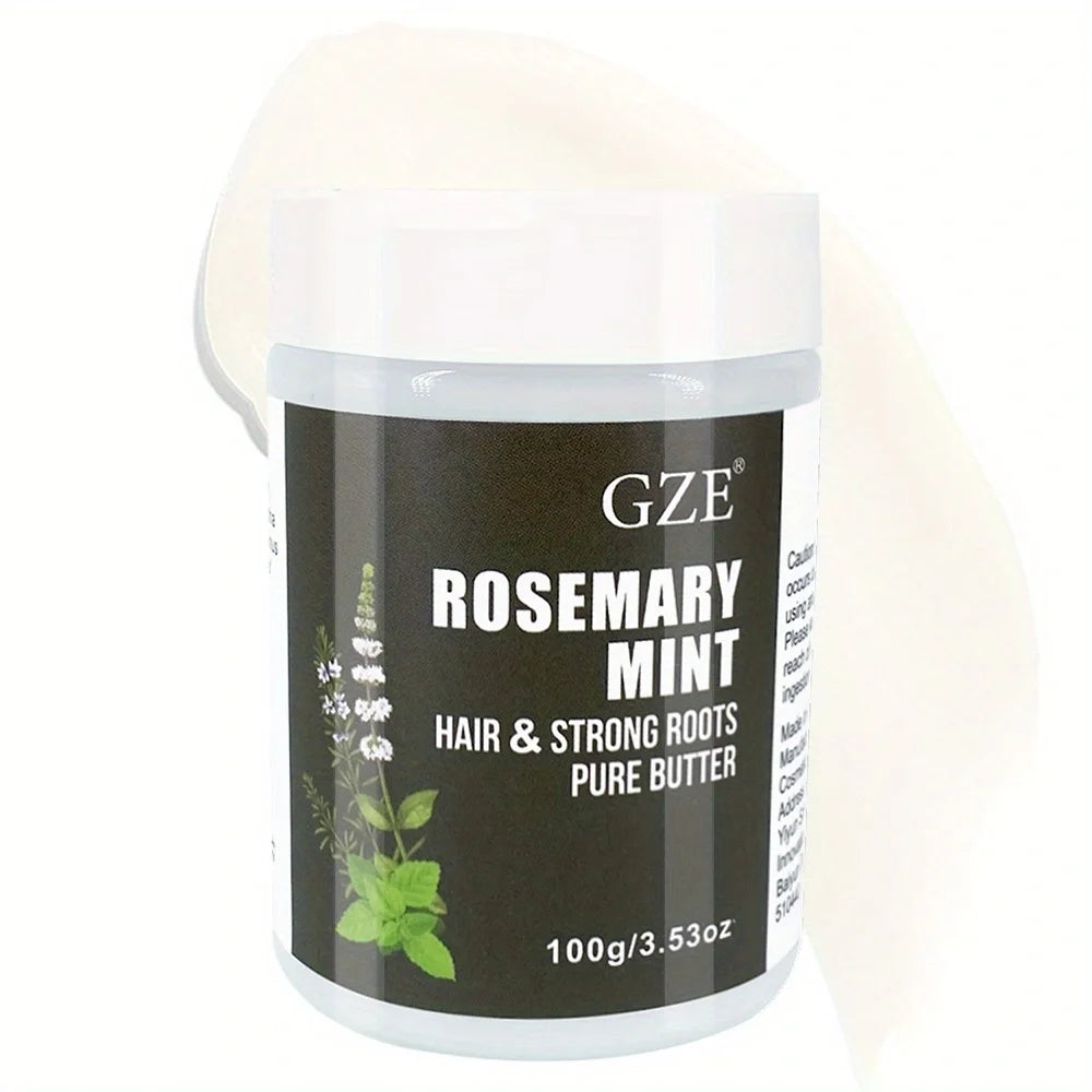 GZE Rosemary Mint Hair & Strong Roots Butter – Natural Hair Growth & Damage Repair Treatment for Stronger, Healthier Hair