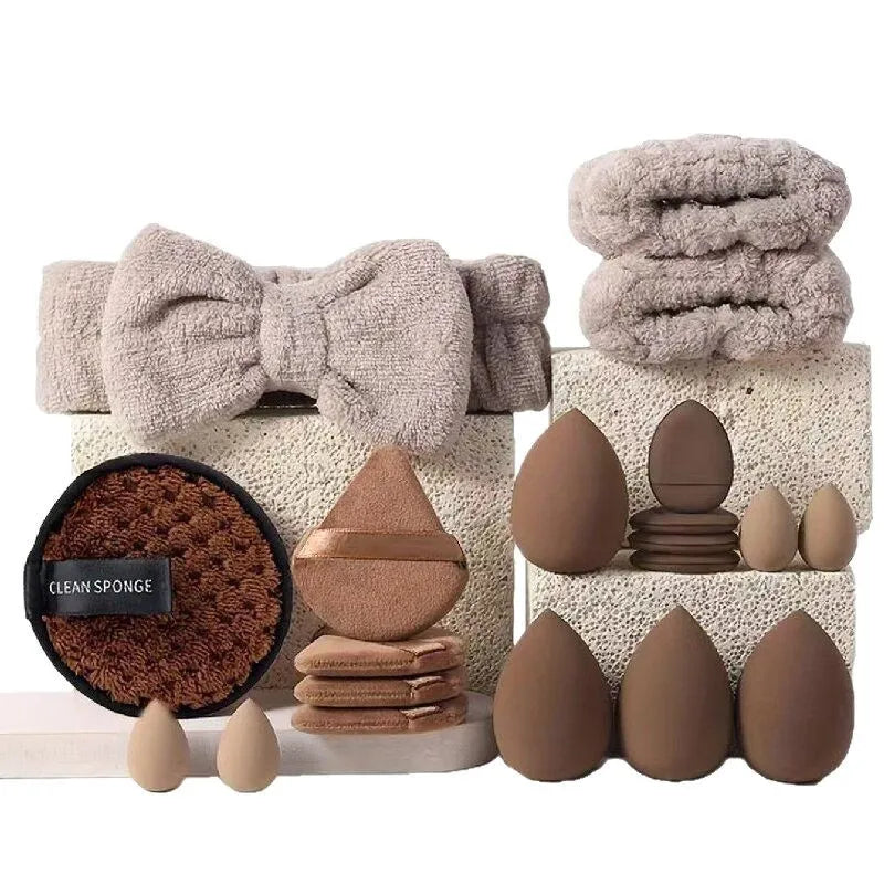 Ultimate 33-Piece Professional Beauty Set – Makeup Brushes, Sponges & Accessories for a Flawless Finish