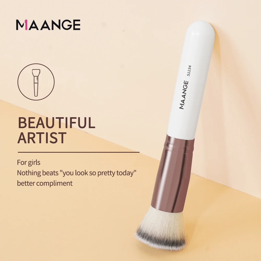 Maange Professional Flawless Foundation & Contour Brush
