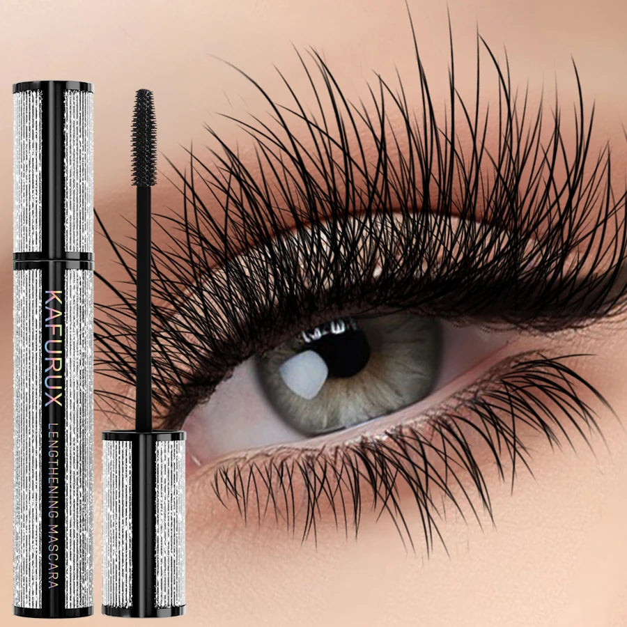 5D Silk Fiber Diamond Extreme Volume Waterproof Mascara – Long Lasting & Smudge-Proof