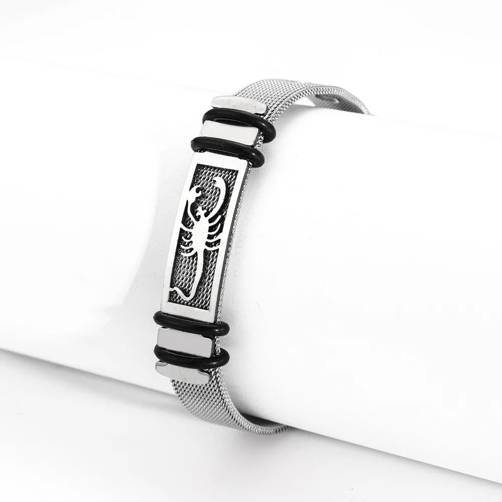 Men's Trend Stainless Steel Scorpion Cuff Bracelet – Charming Fashion Jewelry Gift