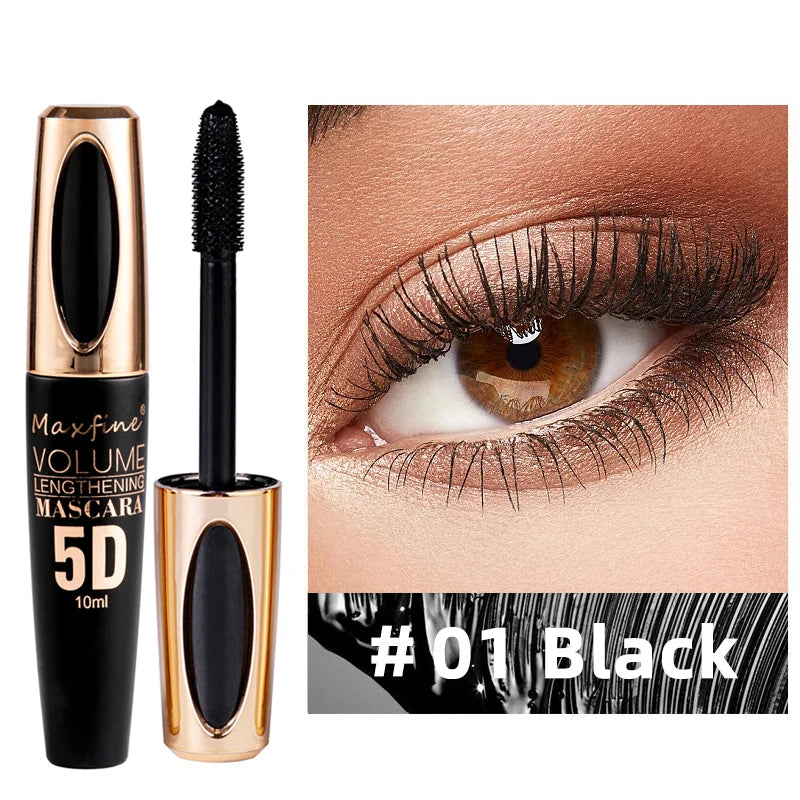 5D Silk Fiber Extreme Volume Mascara - Waterproof & Long-Lasting